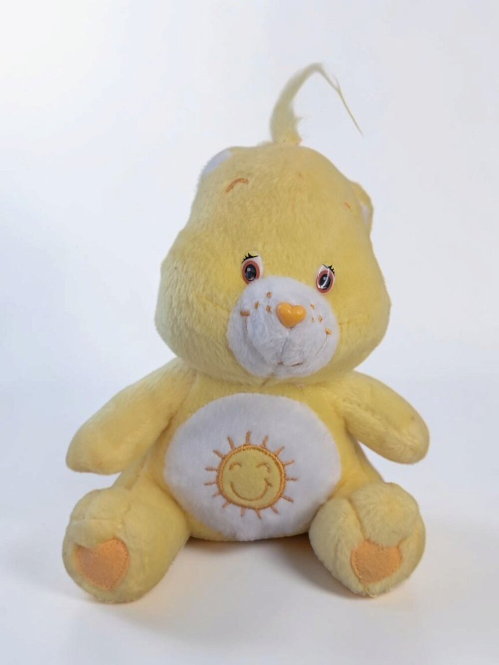 Vintage Care Bears 2004 Nanco Funshine Bear Plush Arcade Prize Toy